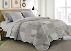 5Pcs Quilt Bed Cover Set Reversible Premium Soft Bedspread Coverlet Bedding Set