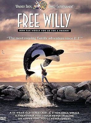 Free Willy (DVD, 1997) Snap Case