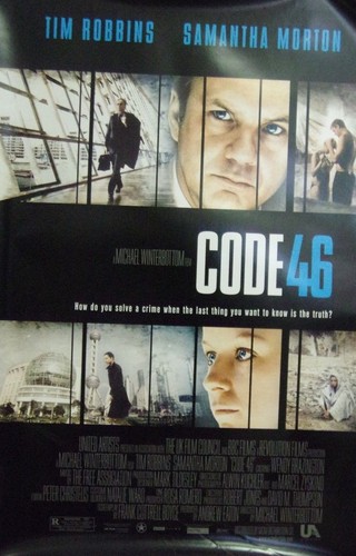 Code 46 2003 Original Single Sided Movie Poster Tim Robbins Samantha Morton 