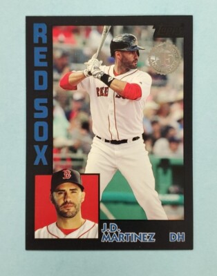 2019 Topps JD Martinez Black 35th Anniversary #84-3 Card /299