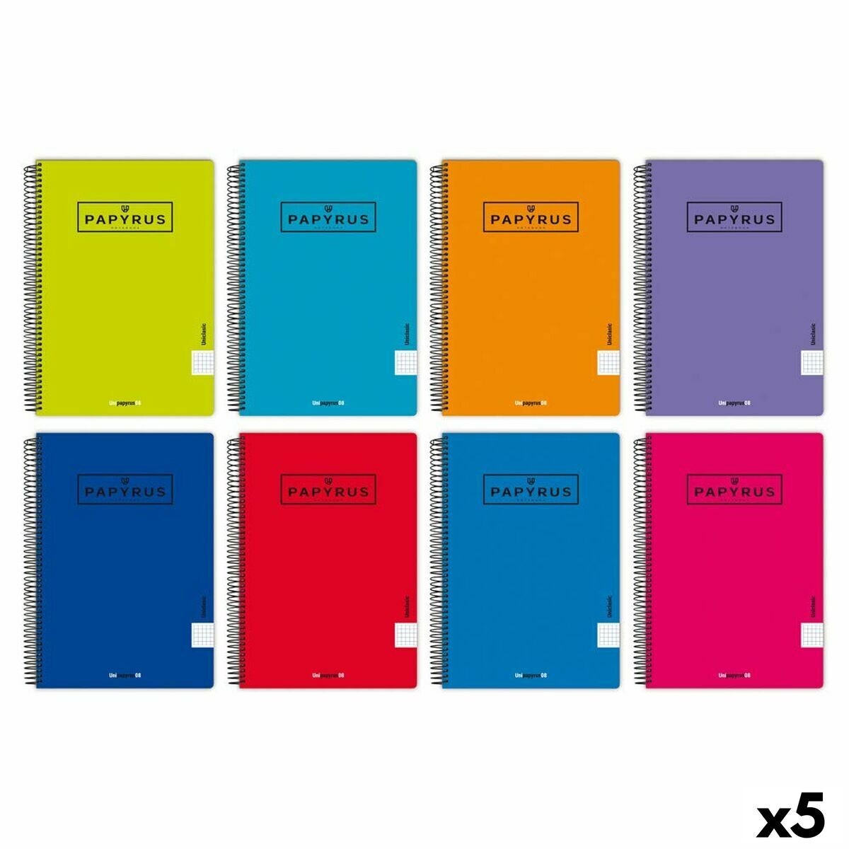 Quaderno Papyrus 08-UNICLASIC Quarto 80 Pagine (5 Unità)