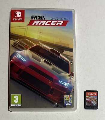Super Street Racer Nintendo Switch verpackt physische Patrone PAL *LESEN*
