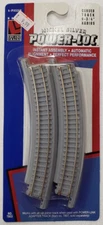 Life-Like 7803 Power-Loc 9 3/4" Radius Curved Track N Scale 4 Pieces