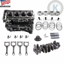 Engine Block Assembly & Con Rods & Crankshaft Kit For Audi A4 Quattro A5 Q3 Q5