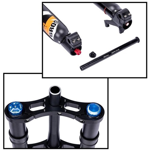 MTB Bike Boost 15*110mm Inverted Air Suspension Fork Travel 180mm Disc Brake - Picture 5 of 23