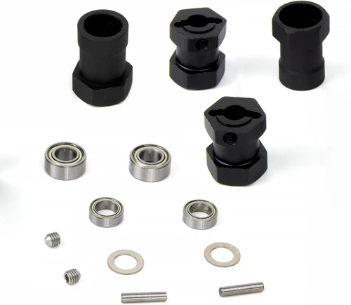 12mm Alu Hex Adapter Wheels for Tamiya CW-01 Lunch Box Upgrade Parts - Bild 4 von 5