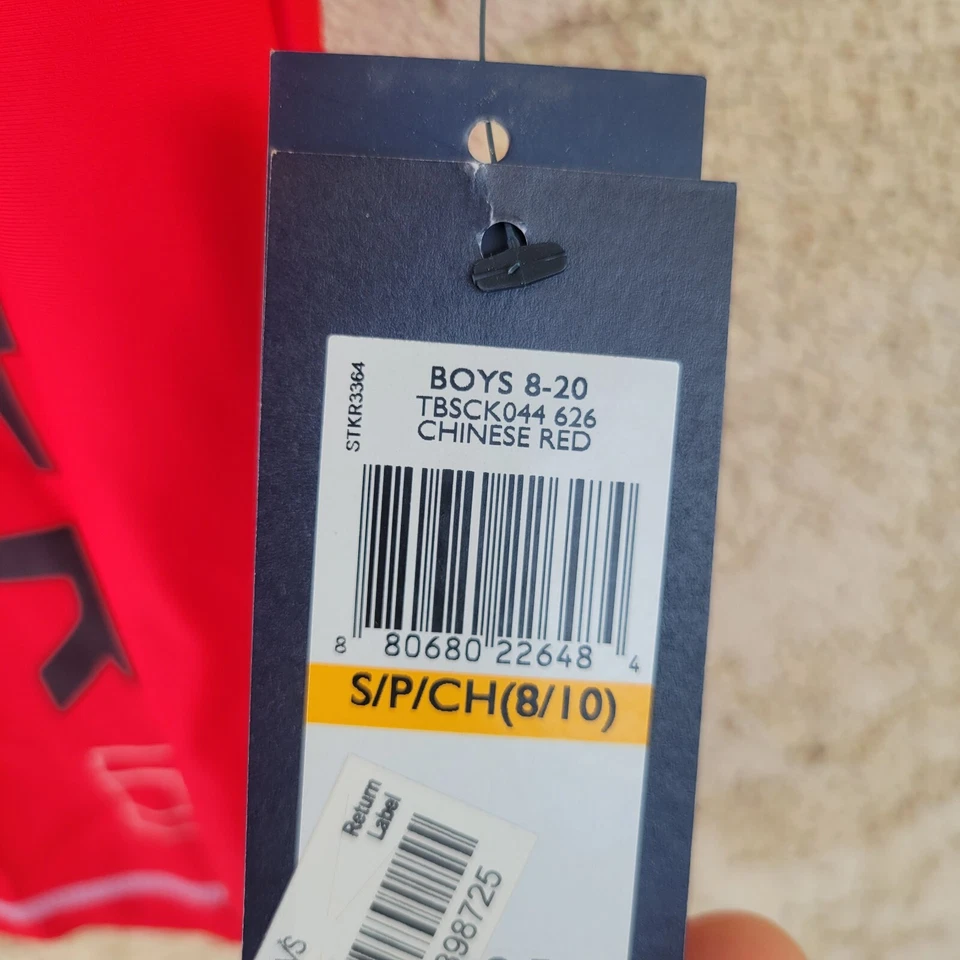 Tommy Hilfiger Camiseta Sólida Rashguard Niños - Talla S (8/10) - Nueva Con Etiquetas Foto 4 de 4