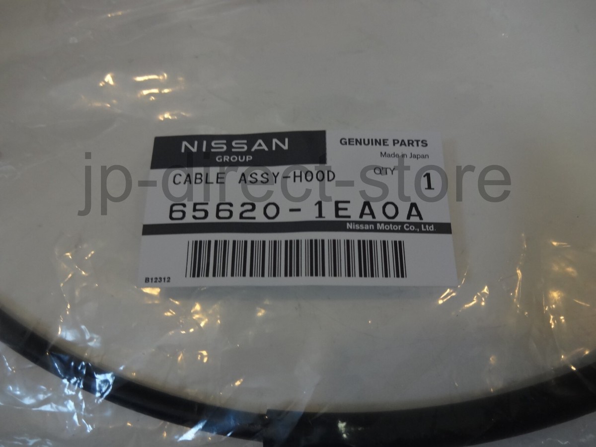 Genuine Nissan Z34 370Z Cable Assy-Hood Lock 65620-1EA0A OEM | eBay