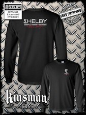 Carroll Shelby Cobra Strip Logo 2-Sided Long Sleeve T-Shirt