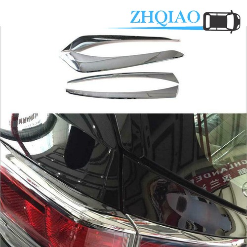 4PCS Rear Tail Light Eyebrow Chrome Cover Trim For Toyota Highlander