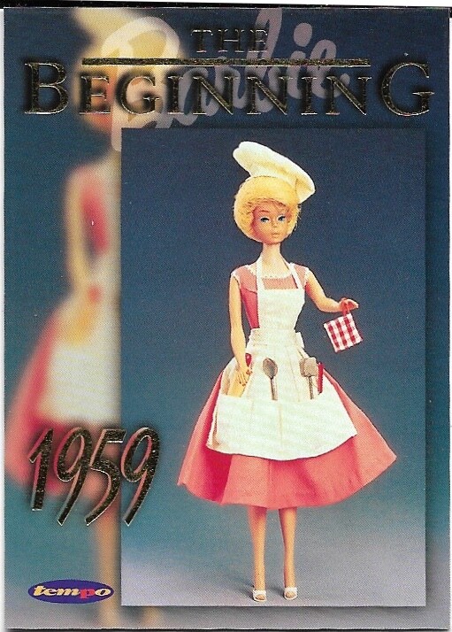 ⭐️☆匿名☆レアThe Barbie Doll Years 1959 - 1996 36 Years of Barbie 1996 The Beginning 1959 card #TB1 #d 6728
