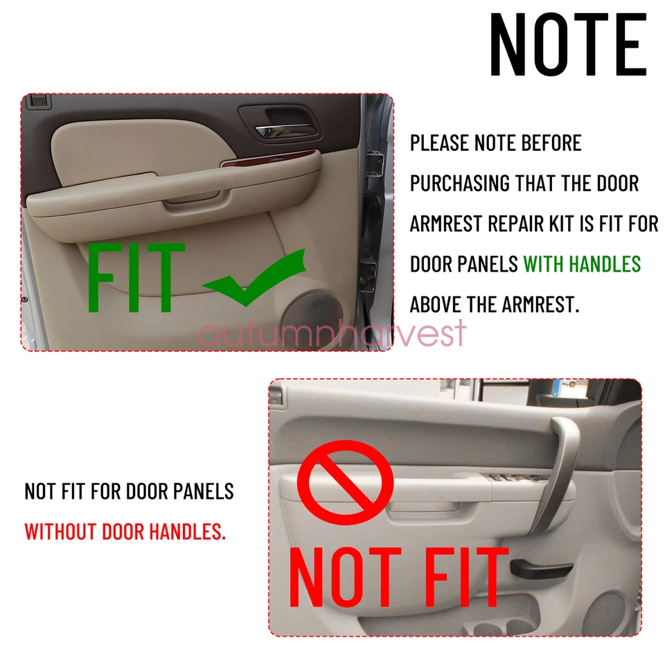 Front Driver Side Door Armrest 84127280 80995 For GMC  Sierra 2500 HD 2010-2014 - Imagem 2 de 4