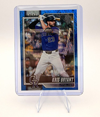 Topps 2026 Kris Bryant Blue Parallel 00/150 #428 Colorado Rockies