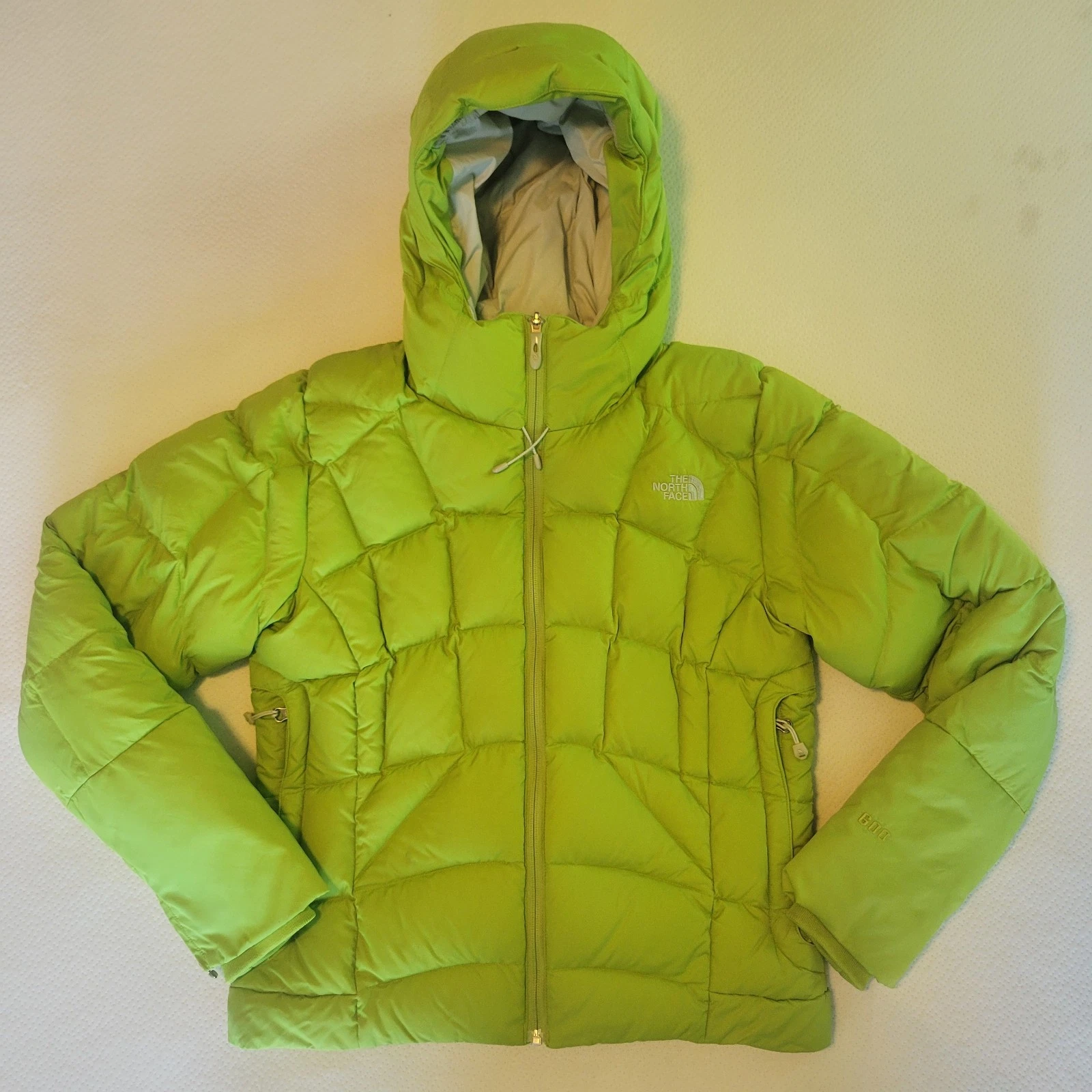 The North Face Women’s 600 Hooded Ski Snow Jacket Size Medium Green Puffer Down