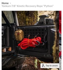 Yankum Python 78 Kinetic Recovery Rope 30 Red 78 Kinetic Recovery Rope Yankum Python 78 Kinetic Recovery Rope 30 Red 78 Kinetic Recovery Rope
