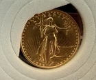 1/10 oz Gold Coin American Eagle 1936 In A Hard Plastic Case