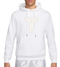 New Nike Kobe Halo Men  s Pullover White Hoodie HF0066-100 125 LARGE
