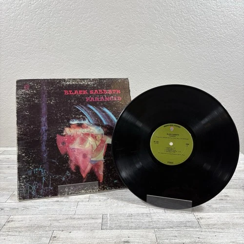 Black Sabbath Paranoid 1970 Warner Brothers Vinyl LP WS 1887 Green Label Ozzy