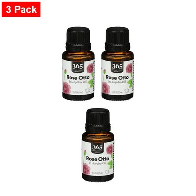 365 By WFM Rose Otto In Jojoba Oil, 0.5 Fl Oz - 3 Pack
