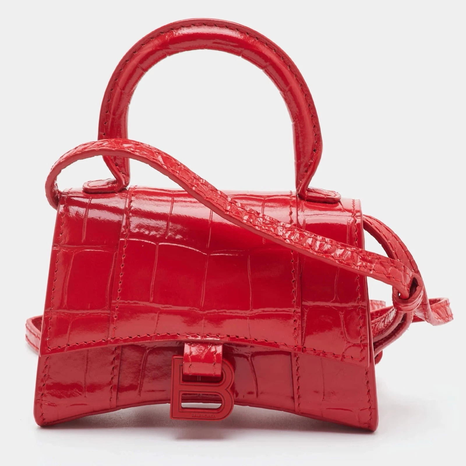 Balenciaga — Authentic Balenciaga Hourglass Bag Mini / Micro Croc
