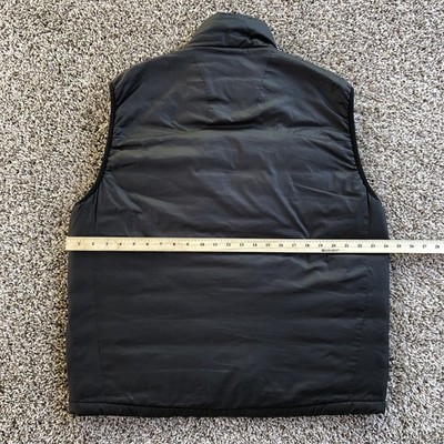 Vintage Patagonia Micro Puff Vest Mens L Black Insulated Puffball