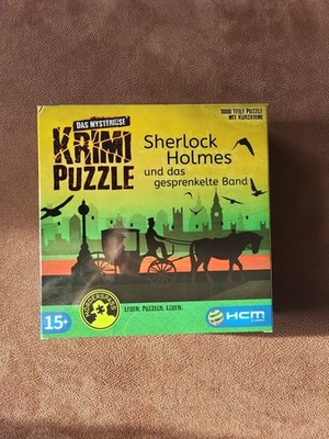 HCM Krimi Puzzle Sherlock Holmes Und Das Gesprenkelte Band 1000 Teile