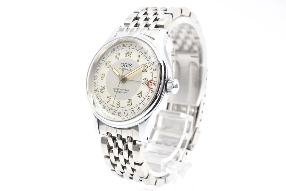 【EXC+5】 ORIS Big Crown 302-7285B Pointer Date Silver Hand Winding Mens Watch - Image 2 of 4