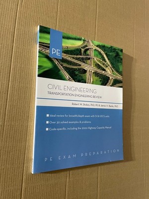 PE - Civil Engineering: Transportation Engineering Review by R. Stokes - Kaplan
