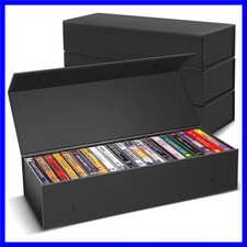 3 Pack Cassette Tape Storage Box, Tape Holder Store 60 Cassette Cases, Media ...