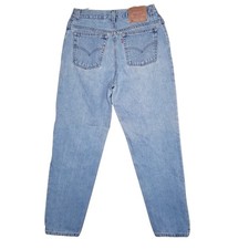 Vtg Y2K Levi's 550 Relaxed Fit Tapered Leg Mom Jeans Womens Size 12 Reg M Denim