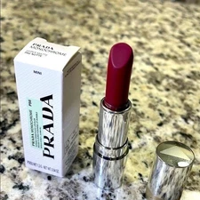 Prada Monochrome Lipcolor In Hyper Matte P56 Notte - Burgundy Wine 1.3g Mini 