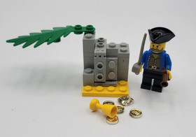 LEGO Pirates 1747 Treasure Surprise Complete Set No box or Instructions