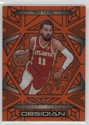 2024-25 Panini Obsidian Electric Etch Orange Flood /125 Trae Young #73 hs9
