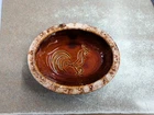 Hull Pottery House 'N Garden Brown Chicken Rooster Salad Dish Bowl 6.5" X 5.25"