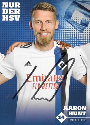 Aaron Hunt  - HSV - SAMMLUNGSAUFLÖSUNG - original signiert