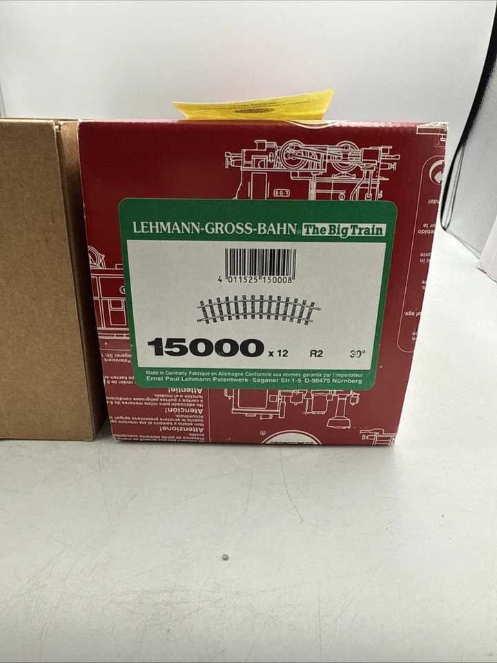 LGB 12 X 15000 G Scale Wide Radius Curved Tracks Sections Full L/N In Box - Image 2 of 4