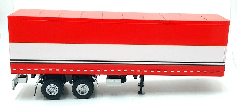 KK Scale Road Kings 1/18 Scale RK180160 Semi Automatic Truck Trailer Red/White - Image 4 of 4