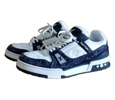 Louis Vuitton Trainer LV Sneaker Low Top Black/White Panda Hot Item 7uk,8us,26cm