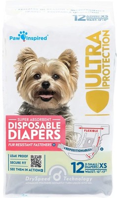 Disposable Dog Diapers | Female Dog Diapers Ultra Protection | Diapers for Do...