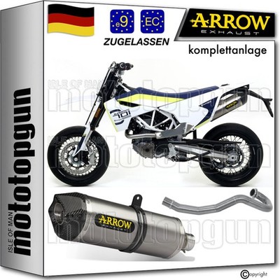ARROW KOMPLETTANLAGE OP RACE-TECH C HUSQVARNA 701 SUPERMOTO 2017 17 2018 18