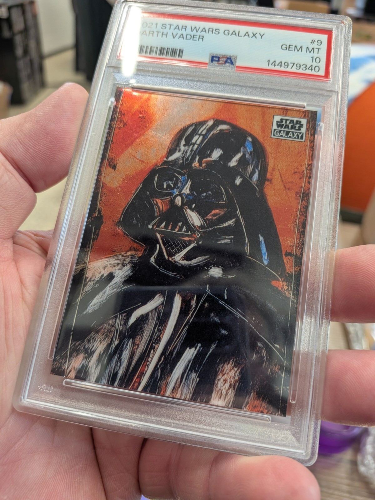 2021 Star Wars Galaxy Darth Vader #9 🚨PSA 10 view 2