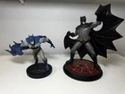 2 Batman Statues Figures - Icon Heroes Batman Damned + DC Collection JIm Lee