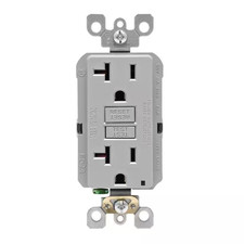 Leviton GFCI Outlet 15A 125V Self Test Tamper Resistant Ground Fault Receptacle