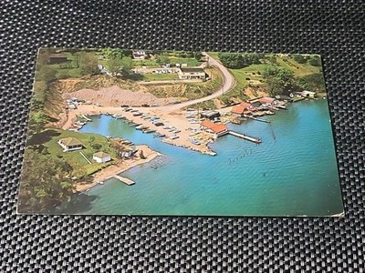  Dresden  Bay &  Marina Scenic  View Boats, Docks, Blue Water Postcard 2167