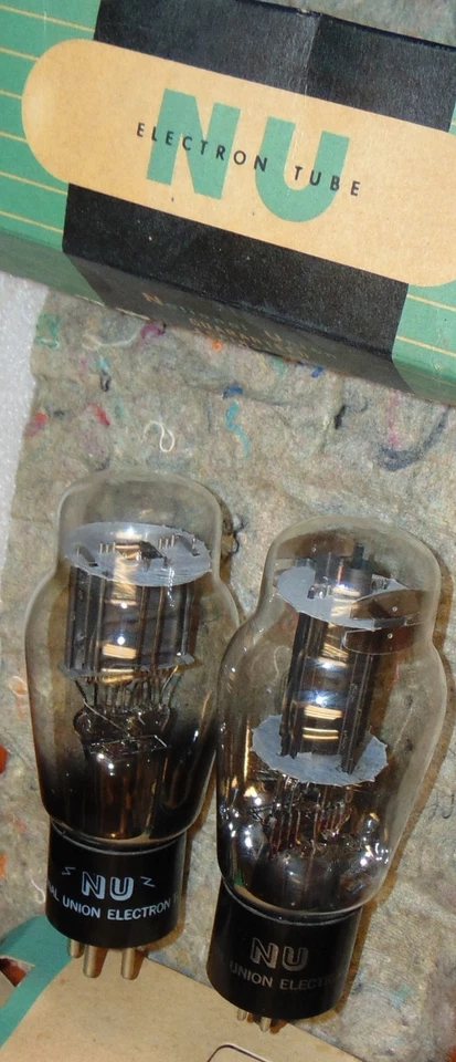 罕见 NOS 国家管 6L6G KT66 350B 双 DD GETTER SUNSHINE MICA 和类型 47 — 第 2/4 张图片