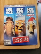 Disney DMC ICE AGE 3MV COLLECTION Blue-ray DVD Digital code Movie Video Set 
