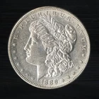 US Coin 1886 S Morgan Silver Dollar AU NO RESERVE!