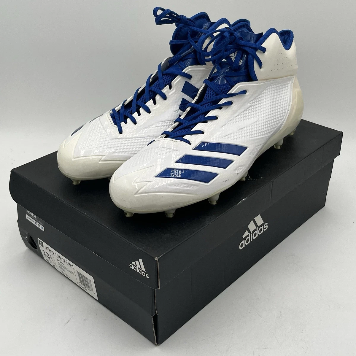 adidas Blue 13.5 US Football Shoes & Cleats for Men for sale  display picture 2