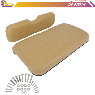 High Quality Golf Cart Front Seat Cushion Set Fits EZGO RXV Tan