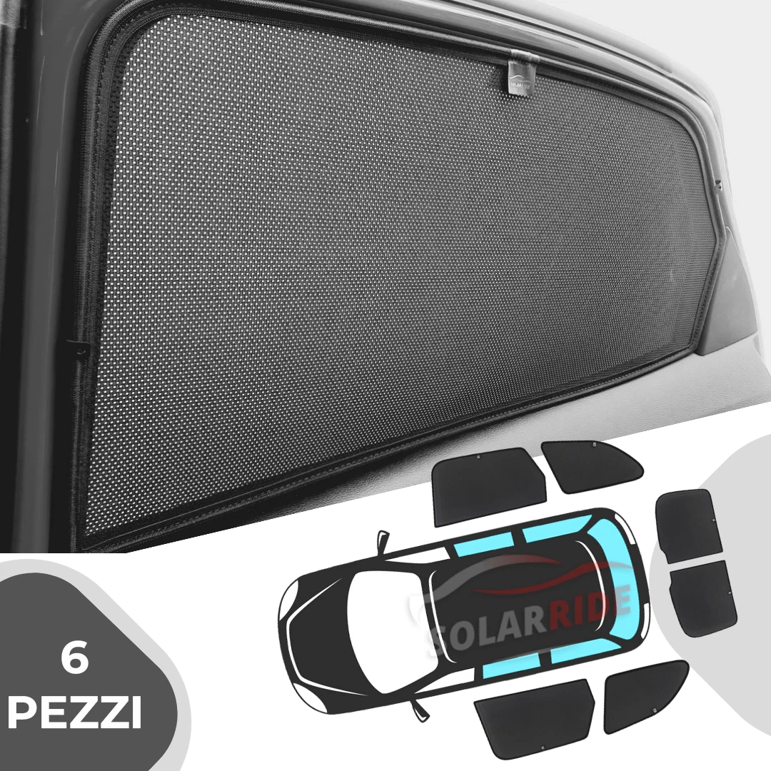 Parasole MBROS Per Skoda Superb II Liftback (2009-2015) – Reti Antizanzare Per Finestrini Laterali – Protezione UV - 4